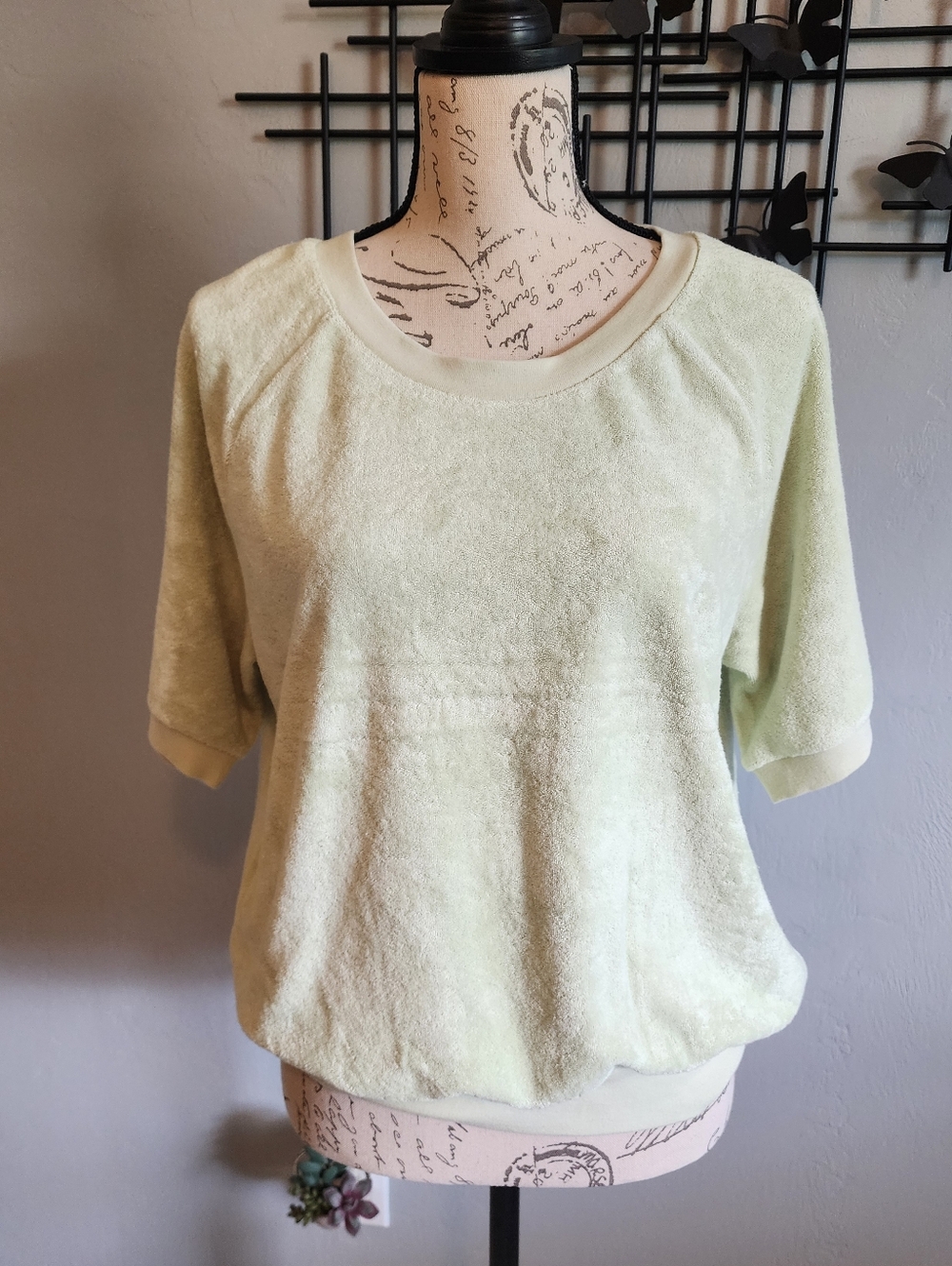 3 For $15 Sale! For The Republic Light Green Terry Cloth Shirt